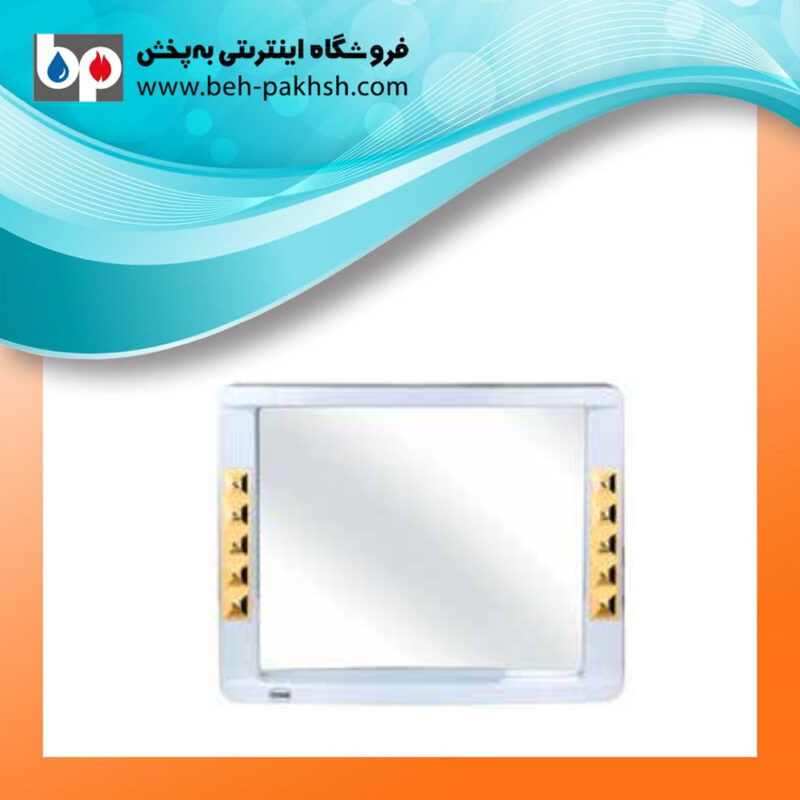 خرید آینه مدل نسترن برند حباب سفید طلایی