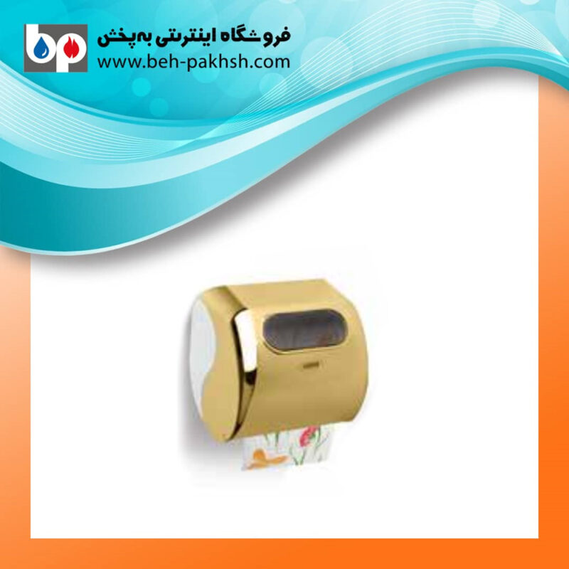 خرید جا دستمال حباب مدل مروارید طلایی کوچک