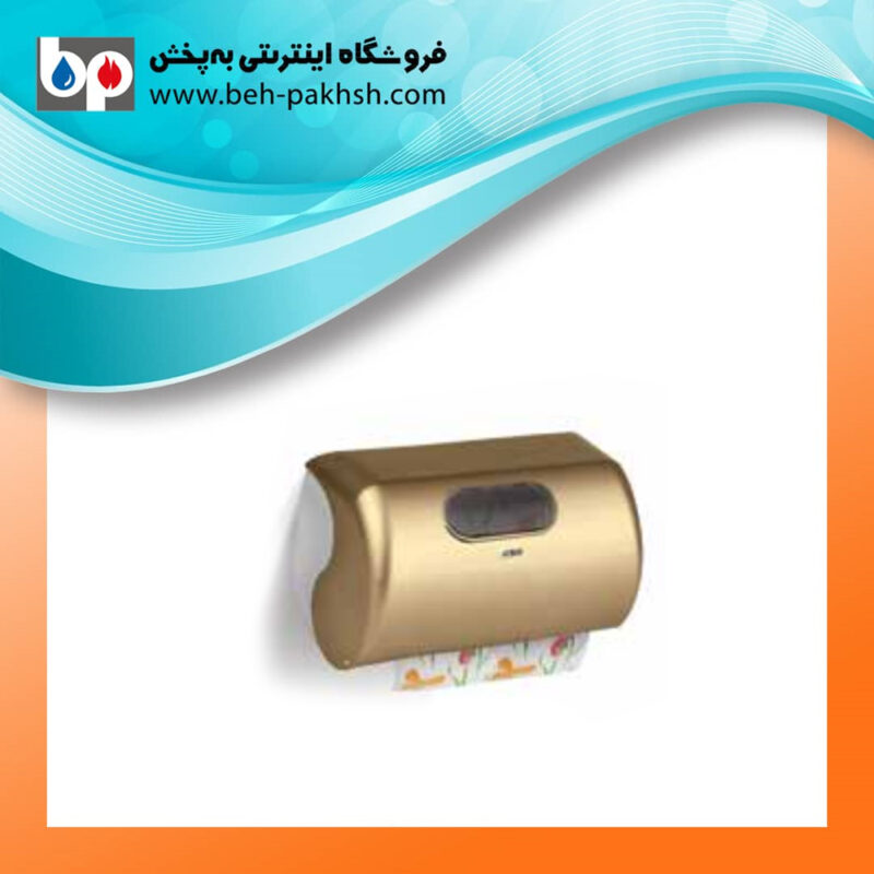 خرید جا دستمال حباب مدل مروارید طلایی بزرگ